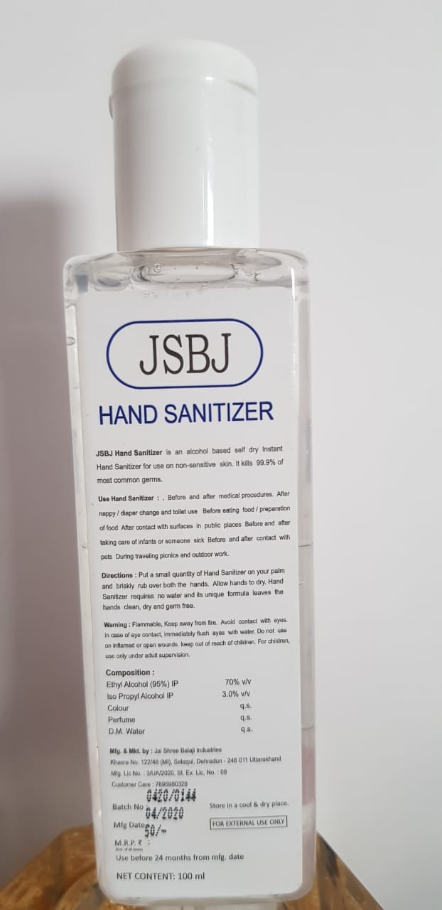 JSBJ Hand Sanitizer 100ml â€
