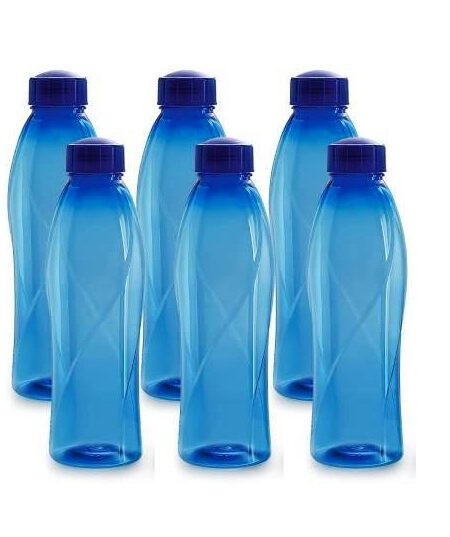 Milton Pacific 1000 Ml Bottle Pack Of 6 Red Plastic Muzaffarpur E Shop
