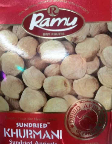 Ramu Sundried khurmani-250gm