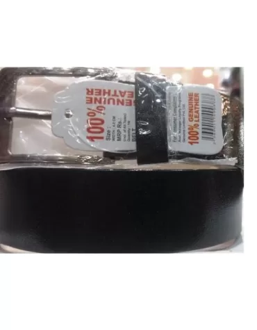 Genuine leather belt