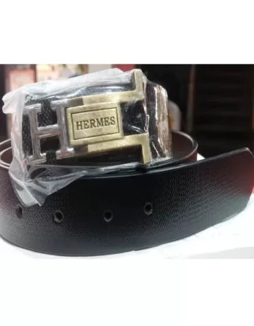 Harmons leather black belt