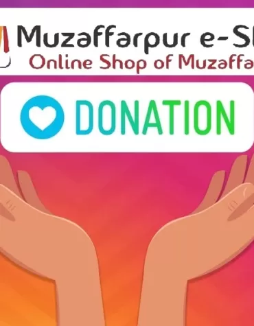 donation at Muzaffarpur