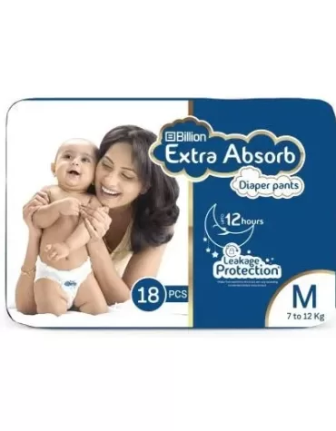 Billion Extra-absorb-pant-diapers-M
