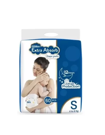 Billion extra-absorb-diaper-pants-S-60-Piece
