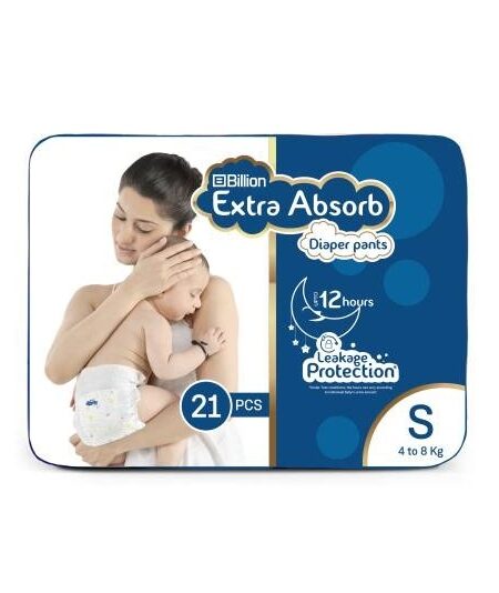 Billion extra-absorb-pant-diapers-s-21 Piece
