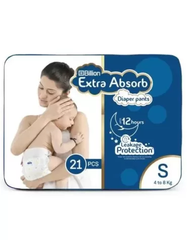 Billion extra-absorb-pant-diapers-s-21 Piece
